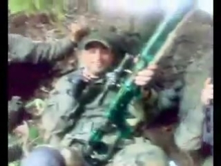 georgian soldiers on a smoking break