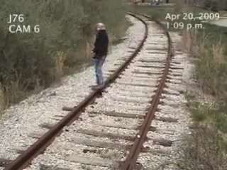 man hit by train