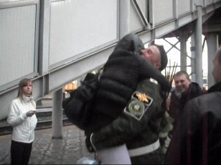 she waited for her beloved from the army))